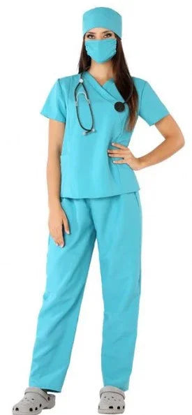 Disfraz de Médica Cirujana para Mujer Enfermeras y Médicos Atosa